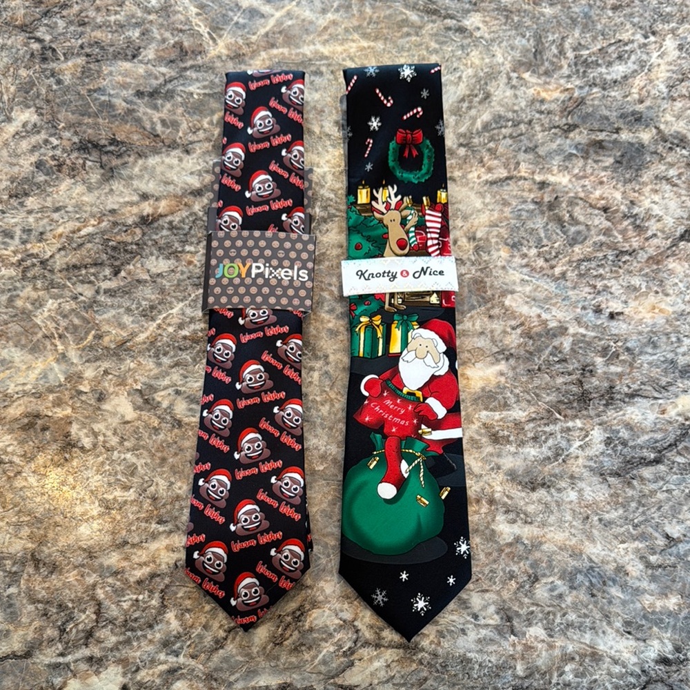Boys JoyPixels and Knotty & Nice Holiday Ties